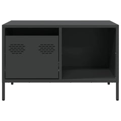 vidaXL Coffee Table Black 68.5x50x43.5 cm Cold-rolled Steel 6