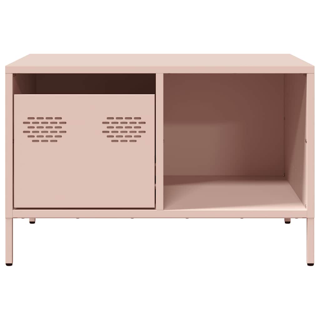 vidaXL Coffee Table Pink 68.5x50x43.5 cm Cold-rolled Steel 6