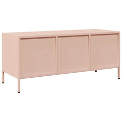 TV Cabinet 101.5x39x43.5 cm Cold-rolled Steel Pink