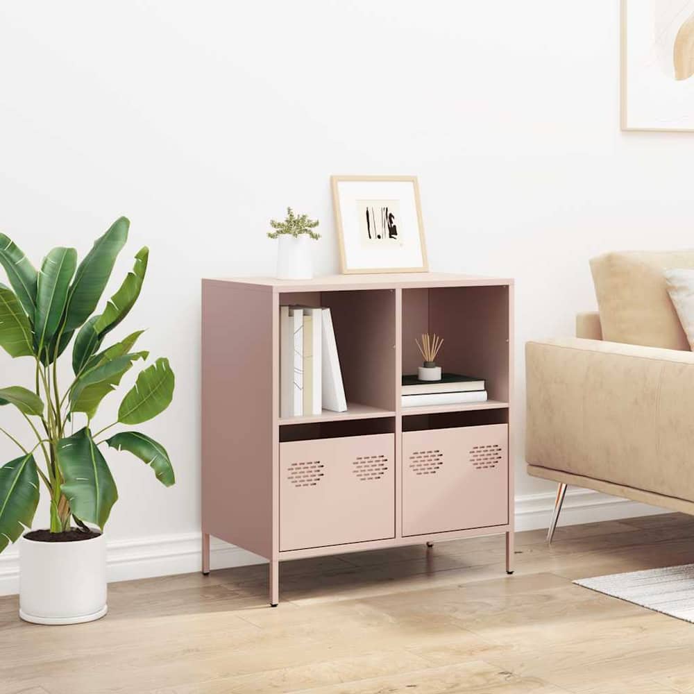 Sideboard 68x39x73.5 cm Cold-rolled Steel Pink