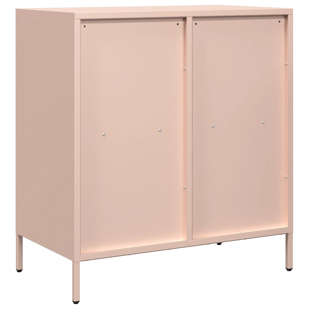 Sideboard 68x39x73.5 cm Cold-rolled Steel Pink