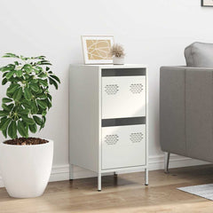 vidaXL Sideboard White 35x39x73.5 cm Cold-rolled Steel 3
