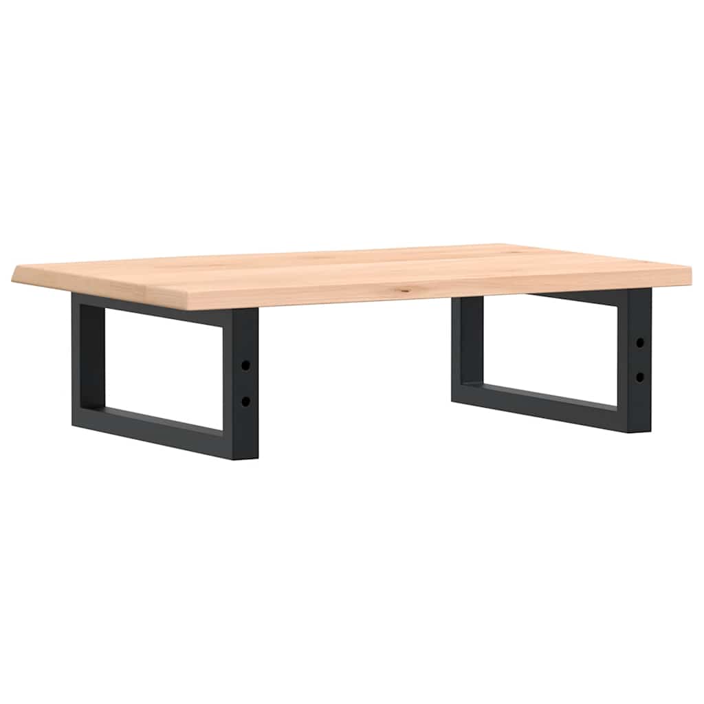 vidaXL Basin Shelf Wall Mounted Steel and Solid Wood Oak 6