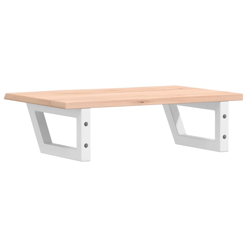 vidaXL Basin Shelf Wall Mounted Steel and Solid Wood Oak 6