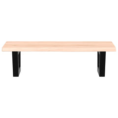 vidaXL Basin Shelf Wall Mounted Steel and Solid Wood Oak 4