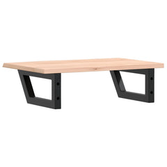 vidaXL Basin Shelf Wall Mounted Steel and Solid Wood Oak 6