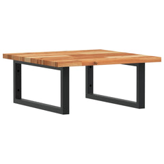 vidaXL Basin Shelf Wall Mounted Steel and Solid Wood Acacia 2