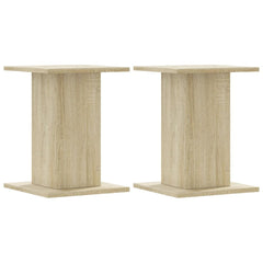 vidaXL Speaker Stands 2 pcs Sonoma Oak 30x30x40 cm Engineered Wood 2