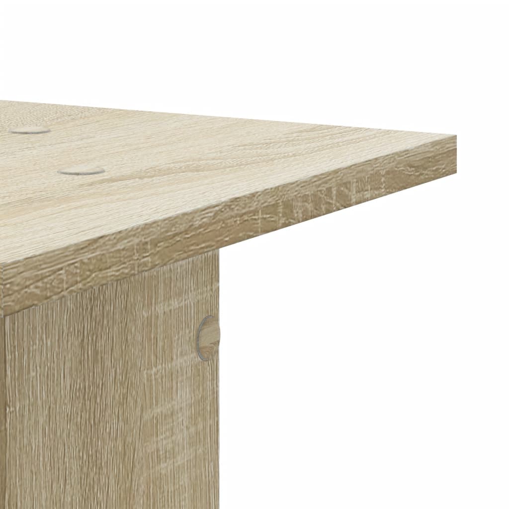 vidaXL Speaker Stands 2 pcs Sonoma Oak 30x30x40 cm Engineered Wood 6