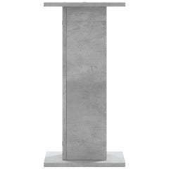 vidaXL Speaker Stands 2 pcs Concrete Grey 30x30x60 cm Engineered Wood 5