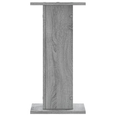 vidaXL Speaker Stands 2 pcs Grey Sonoma 30x30x60 cm Engineered Wood 3