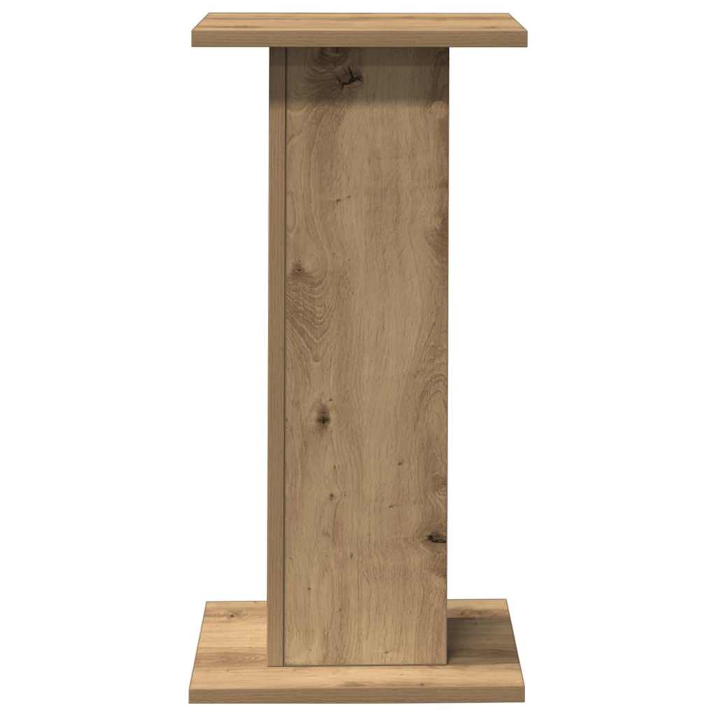 vidaXL Speaker Stands 2 pcs Artisan Oak 30x30x60 cm Engineered Wood 5