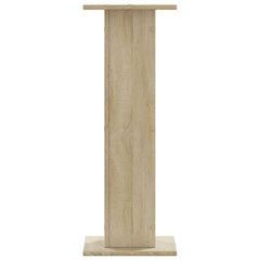 vidaXL Speaker Stands 2 pcs Sonoma Oak 30x30x80 cm Engineered Wood 5