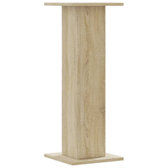 vidaXL Speaker Stands 2 pcs Sonoma Oak 30x30x80 cm Engineered Wood 4