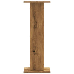 vidaXL Speaker Stands 2 pcs Artisan Oak 30x30x80 cm Engineered Wood 3