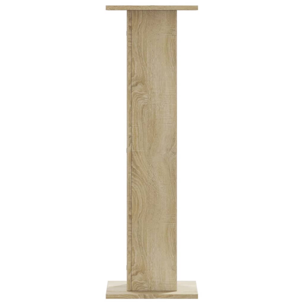 vidaXL Speaker Stands 2 pcs Sonoma Oak 30x30x95 cm Engineered Wood 3