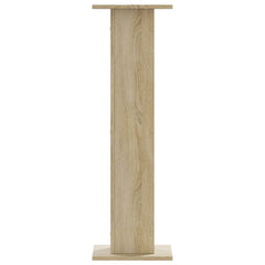 vidaXL Speaker Stands 2 pcs Sonoma Oak 30x30x95 cm Engineered Wood 5