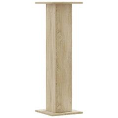 vidaXL Speaker Stands 2 pcs Sonoma Oak 30x30x95 cm Engineered Wood 4
