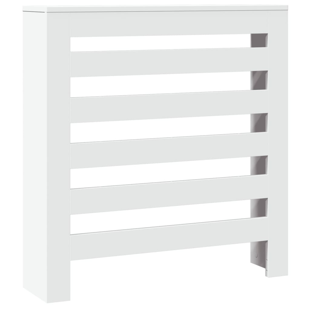 vidaXL Radiator Cover White 78 x 20 x 82 cm Engineered Wood 2