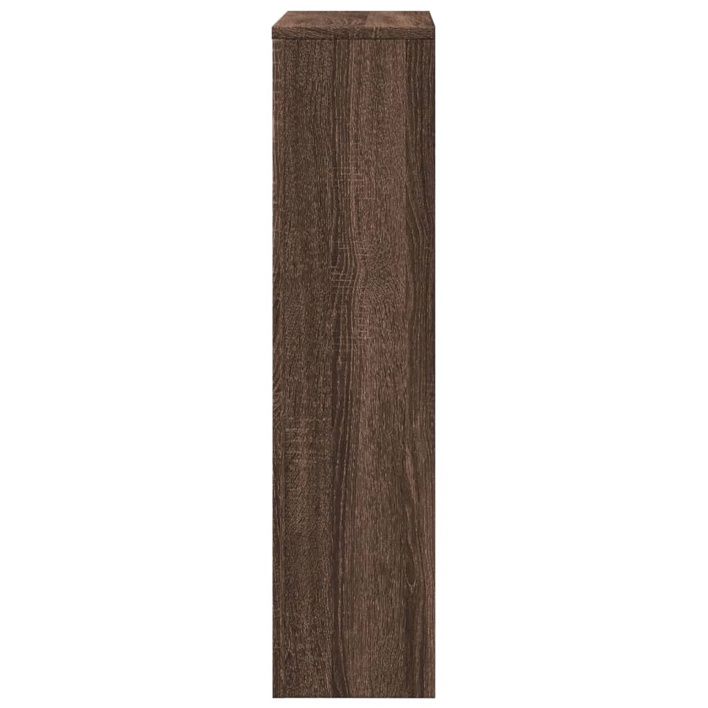 vidaXL Radiator Cover Brown Oak Engineered Wood 5