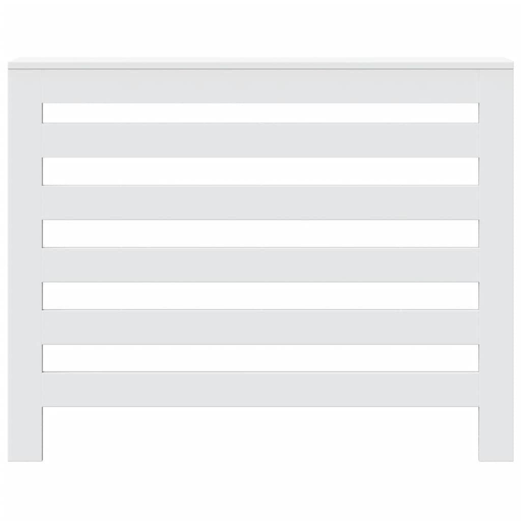 vidaXL Radiator Cover White 104 x 20 x 82 cm Engineered Wood 3