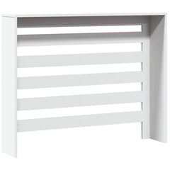 vidaXL Radiator Cover White 104 x 20 x 82 cm Engineered Wood 4