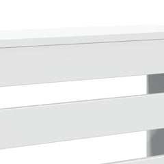 vidaXL Radiator Cover White 104 x 20 x 82 cm Engineered Wood 6