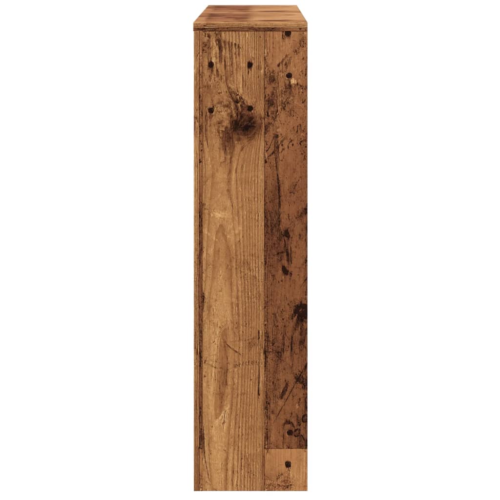 vidaXL Radiator Cover Old Wood 149 x 20 x 82 cm Engineered Wood 5