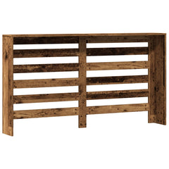 vidaXL Radiator Cover Old Wood 149 x 20 x 82 cm Engineered Wood 4