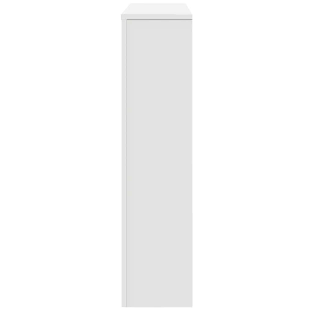 vidaXL Radiator Cover White 175 x 20 x 82 cm Engineered Wood 5