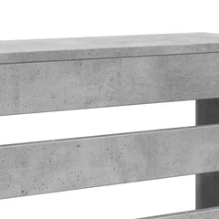 vidaXL Radiator Cover Concrete Grey 205 x 21.5 x 83.5 cm 6
