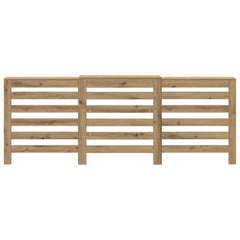 vidaXL Radiator Cover Oak 205 x 21.5 x 83.5 cm Engineered Wood 3