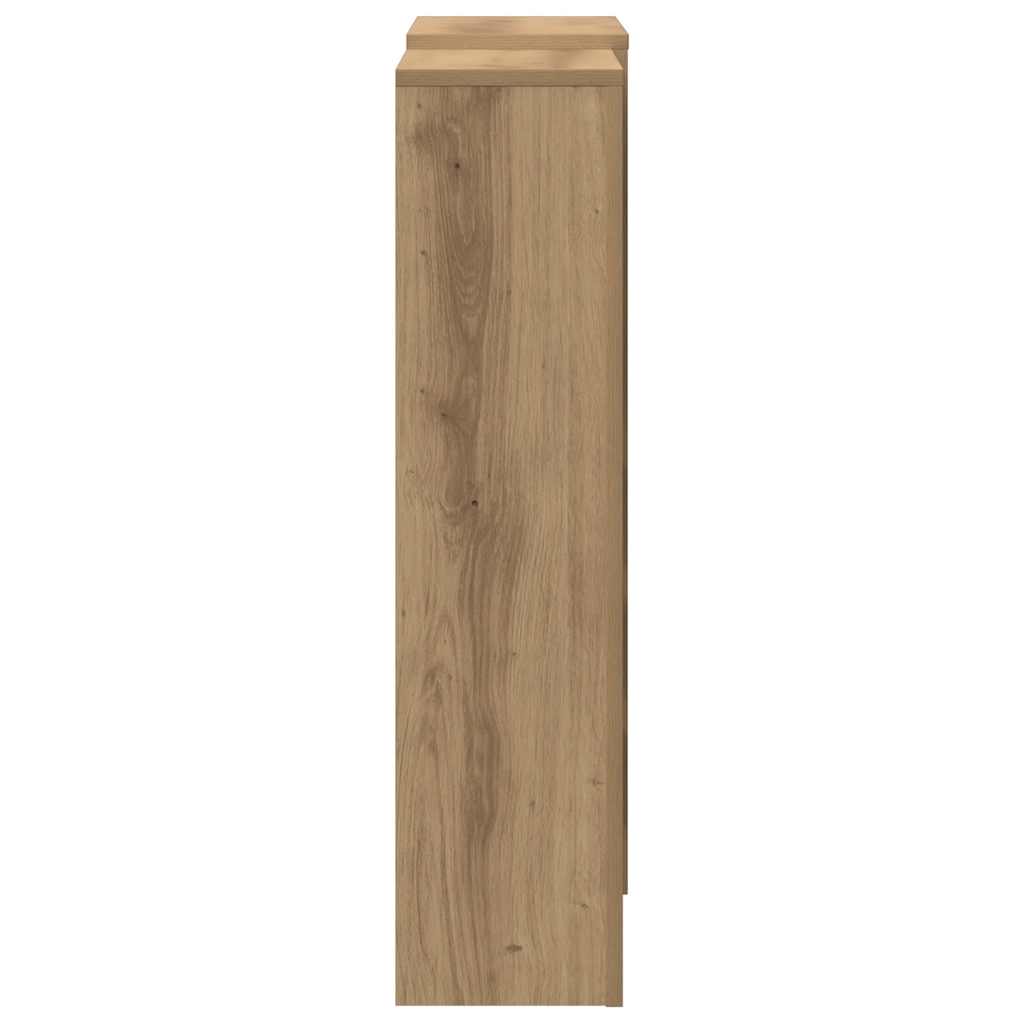 vidaXL Radiator Cover Oak 205 x 21.5 x 83.5 cm Engineered Wood 5
