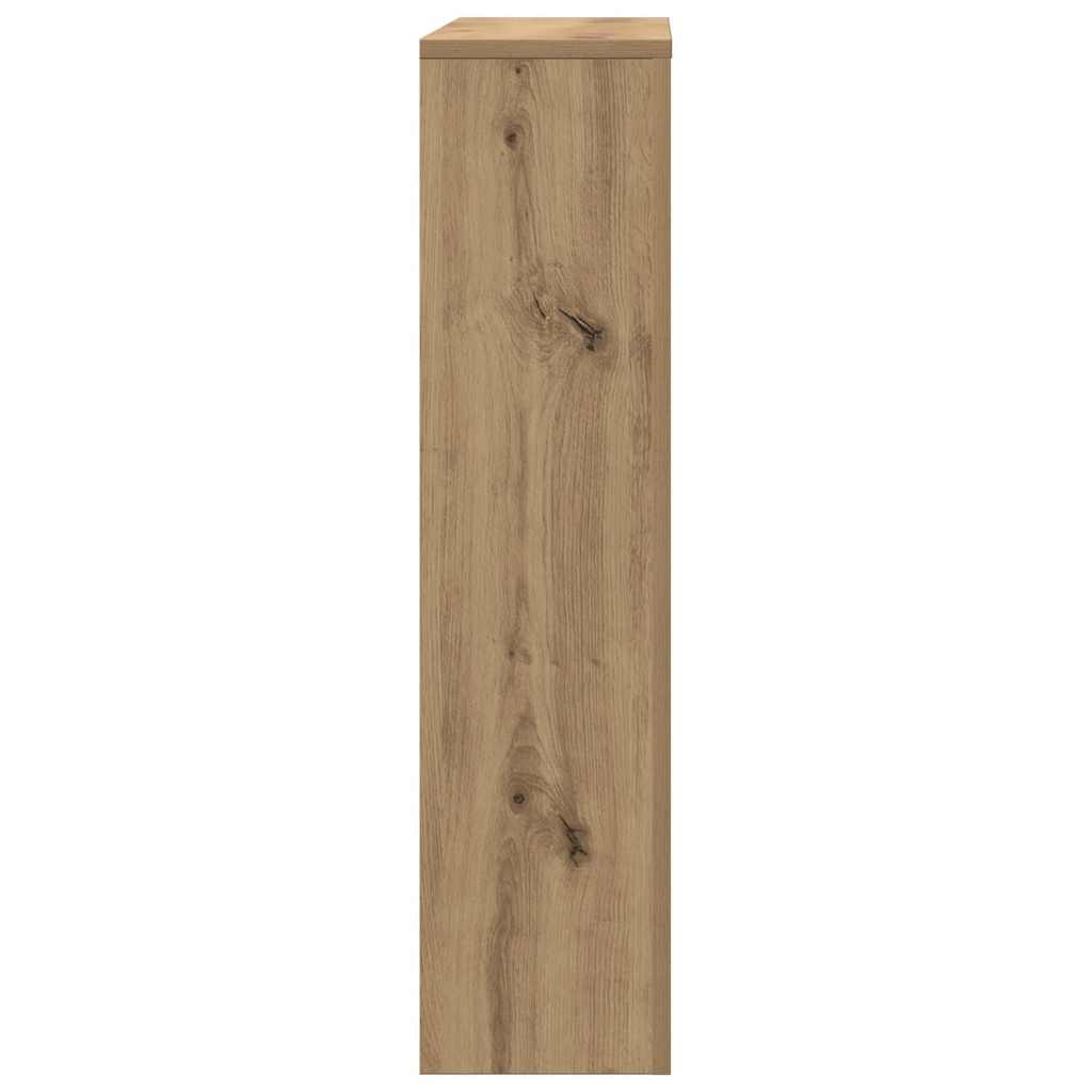 vidaXL Radiator Cover Oak 78 x 20 x 82 cm Engineered Wood 5