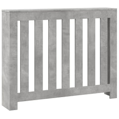 vidaXL Radiator Cover Concrete Grey 104 x 20 x 82 cm Engineered Wood 2