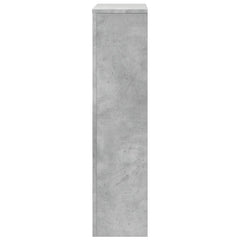 vidaXL Radiator Cover Concrete Grey 104 x 20 x 82 cm Engineered Wood 5