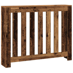 vidaXL Radiator Cover Old Wood 104 x 20 x 82 cm Engineered Wood 2