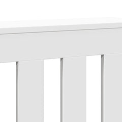vidaXL Radiator Cover White 149 x 20 x 82 cm Engineered Wood 6