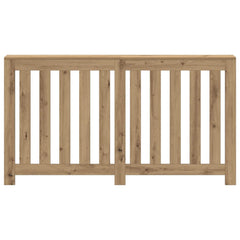 vidaXL Radiator Cover Oak 149 x 20 x 82 cm Engineered Wood 3