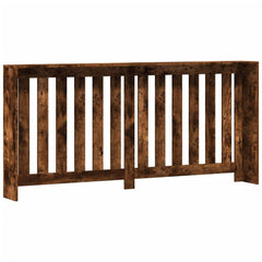 vidaXL Radiator Cover Smoked Oak 175 x 20 x 82 cm Engineered Wood 4