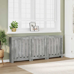 vidaXL Radiator Cover 205x21.5x83.5 cm Engineered Wood