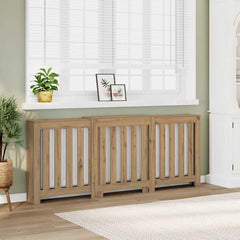 vidaXL Radiator Cover 205x21.5x83.5 cm Engineered Wood