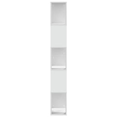 vidaXL Bookcase 5-Tier White 45x23,5x162,5 cm Engineered Wood 4