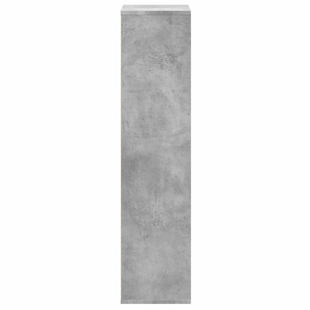 vidaXL Bookcase Concrete Grey 50x25x105 cm Engineered Wood 5