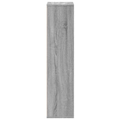 vidaXL Bookcase Grey Sonoma 50x25x105 cm Engineered Wood 5