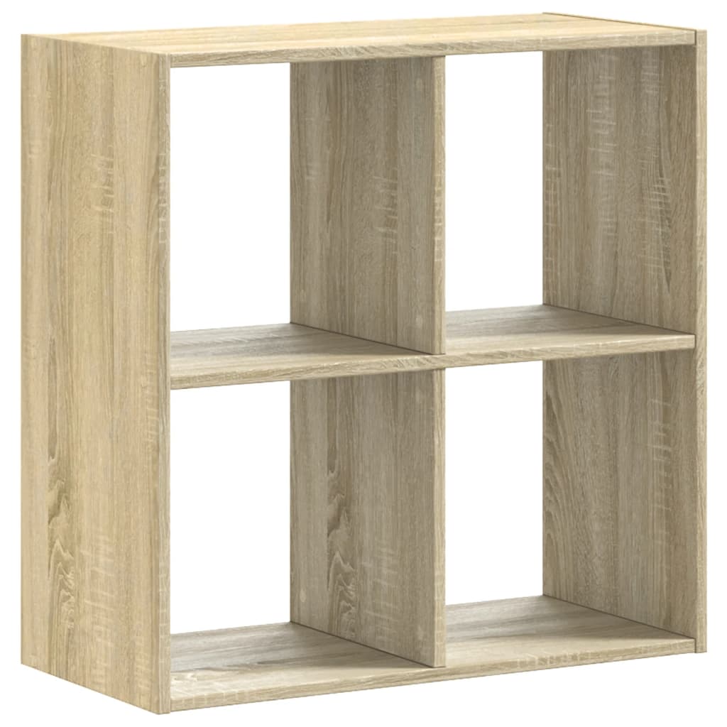 vidaXL Bookcase Sonoma Oak 68,5x32x68,5 cm Engineered Wood 2