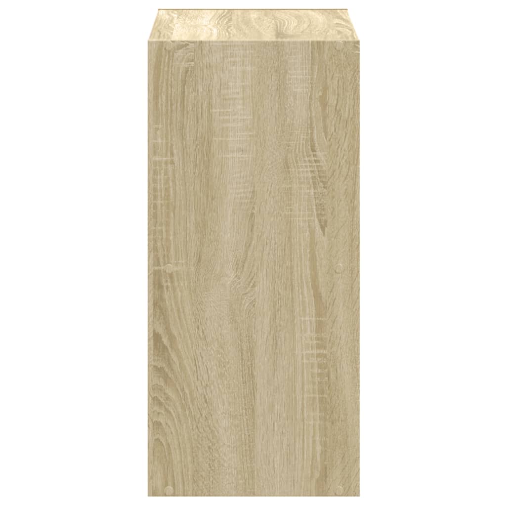 vidaXL Bookcase Sonoma Oak 68,5x32x68,5 cm Engineered Wood 6
