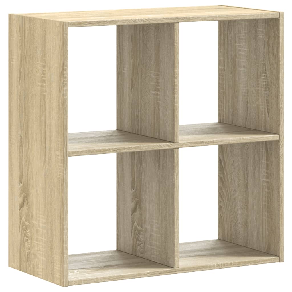 vidaXL Bookcase Sonoma Oak 68,5x32x68,5 cm Engineered Wood 5