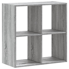 vidaXL Bookcase Grey Sonoma 68,5x32x68,5 cm Engineered Wood 2