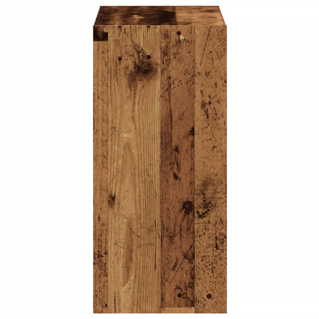 vidaXL Bookcase Old Wood 68,5x32x68,5 cm Engineered Wood 6